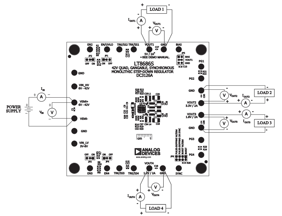 位置电路 - Analog Devices Inc. DC3126A演示电路